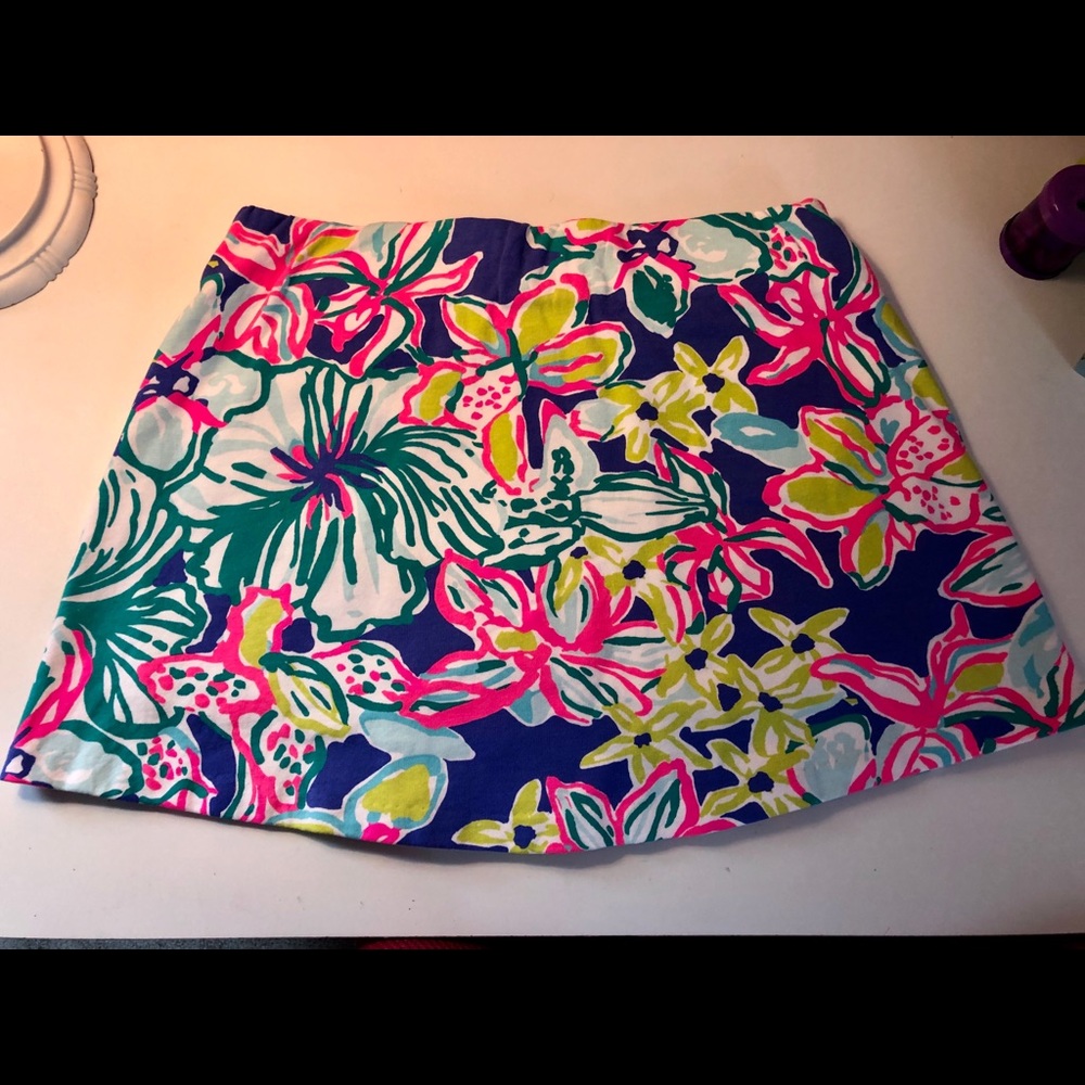 Lilly Pulitzer Madison Skort S NWOT Blue Casa Azul